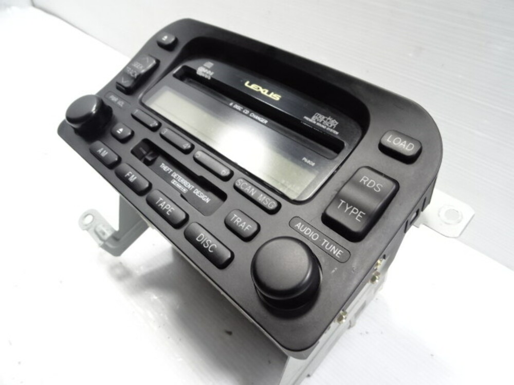 01 Lexus LX470 head unit, cd player, radio, cassette 8612060290 mark