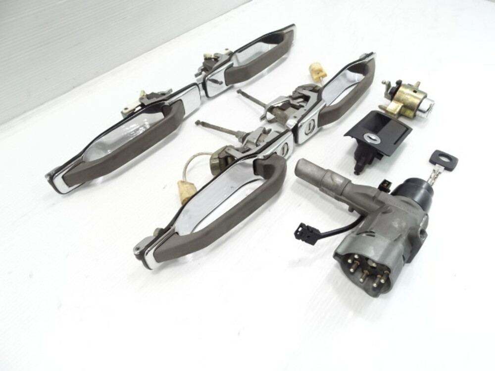 91 Mercedes W126 300SE 560SEL lock set, ignition switch, door, trunk