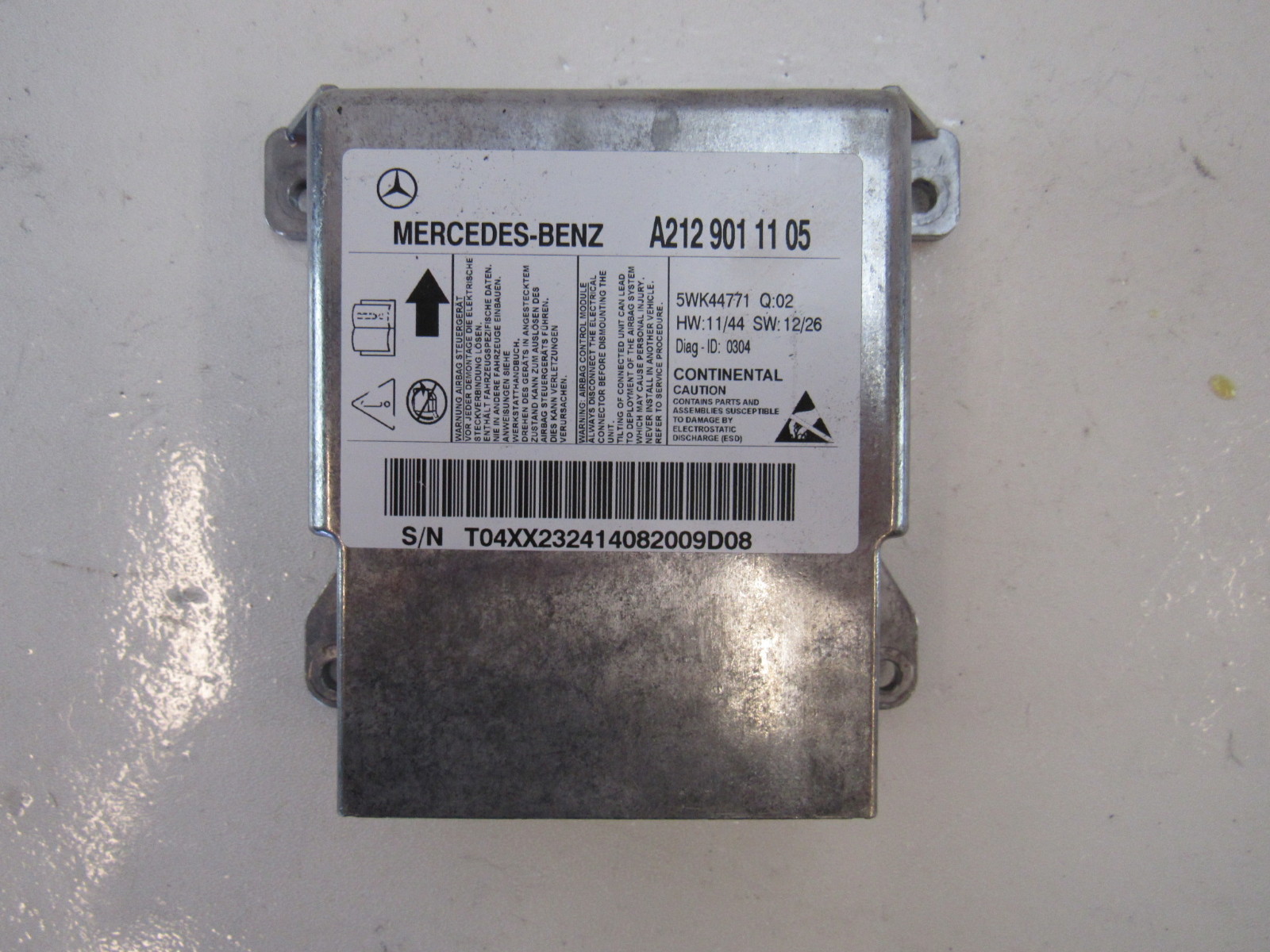 Mercedes W212 E63 E550 module, airbag control 2129011105 S Auto Parts