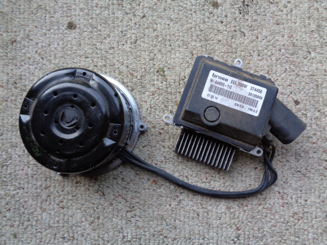 13-18 Mercedes W463 G63 G500 cooling fan motor, 2125000493 W212 W218