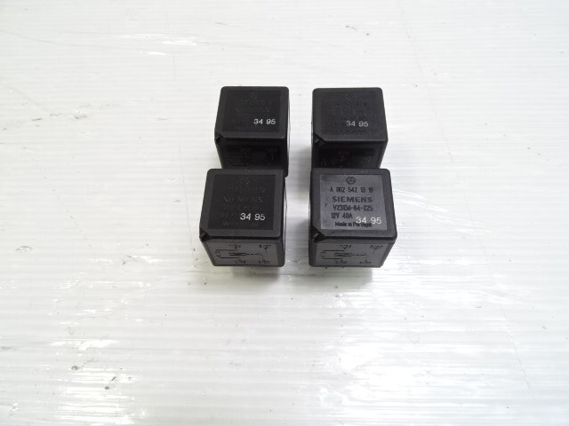 Mercedes R129 SL500 relay set, 0025421319 4pc