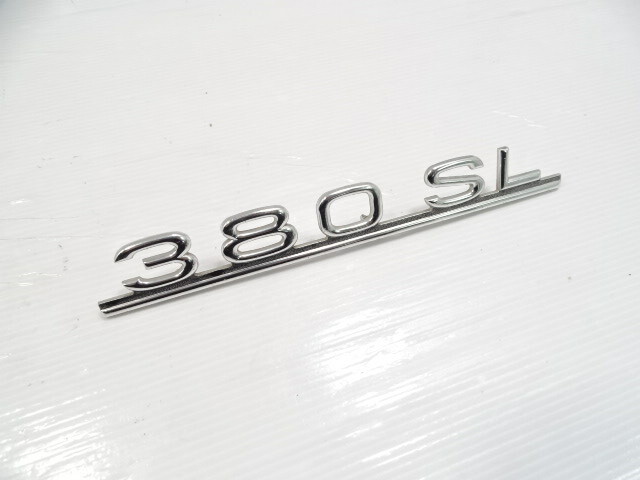 81 Mercedes R107 380SL emblem, on trunk 380SL 1078170815