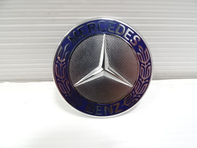 00 Mercedes R129 SL500 emblem, front, hood badge, 1298880116