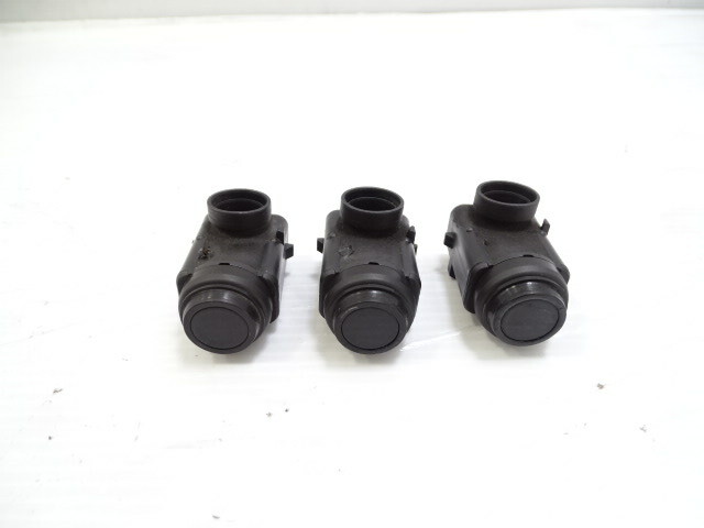 Mercedes R230 SL55 SL500 parking sensors, OEM set of 3 0015427418, black