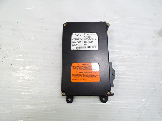 Mercedes R230 SL55 SL500 module, communication motorola 2208204785