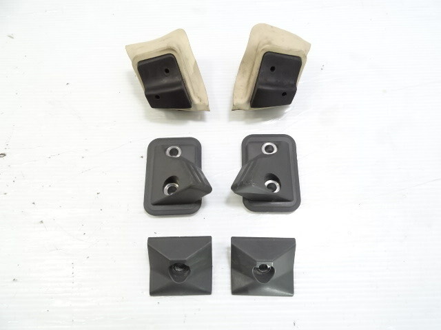 Mercedes R230 SL55 SL500 trunk lid bump stops, pads set, beige
