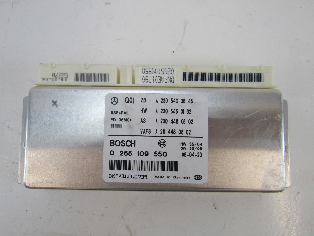 Mercedes R230 SL55 SL500 module, ABS ESP PML 2305403845