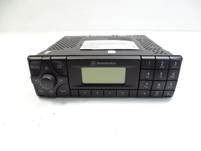 01 Mercedes R170 SLK320 head unit, AM FM radio CM1910, 2088201186