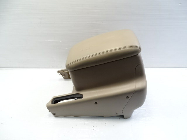 2000 Lexus LX470 center console assembly w/ armrest, tan 58901-60260