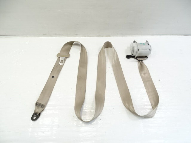 2000 Lexus LX470 seat belt, center, 2nd row, 73301-60181, tan