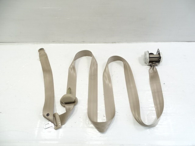 2000 Lexus LX470 seatbelt seat belt right rear 3rd row, tan 73560-60121