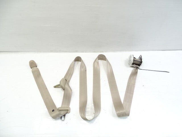 2000 Lexus LX470 seatbelt seat belt left rear 3rd row, tan 73570-60122