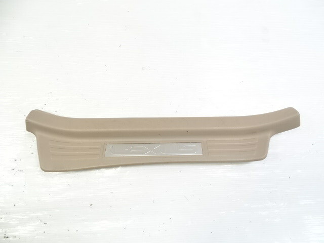 2000 Lexus LX470 trim, door step sill plate right rear, tan 67917-60050