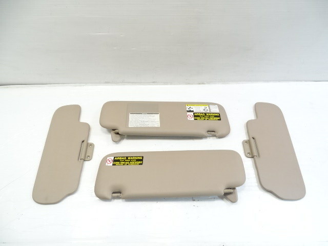 2000 Lexus LX470 sun visors set, tan 74320-60742, 74310-60772
