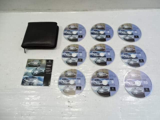 03 Mercedes R230 SL500 navigation CD set #2-10, BQ6460222