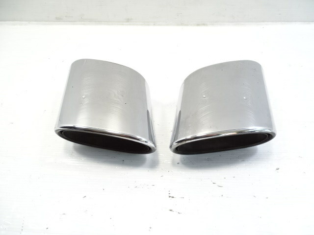 03 Mercedes R230 SL500 exhaust tips, set, left and right OEM