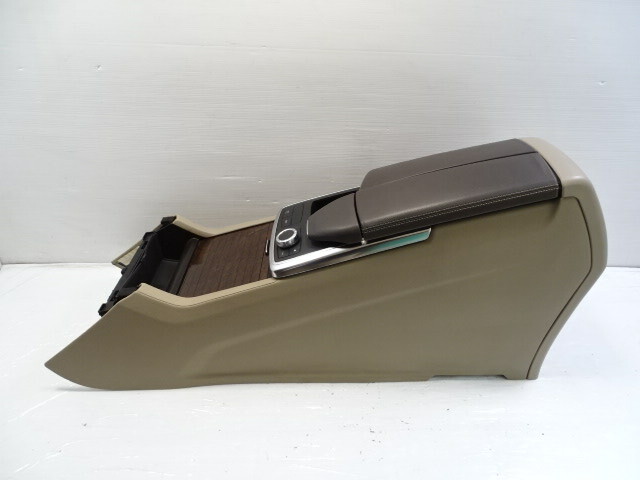 13 Mercedes X166 GL450 center console assembly, beige / brown, 1666804003