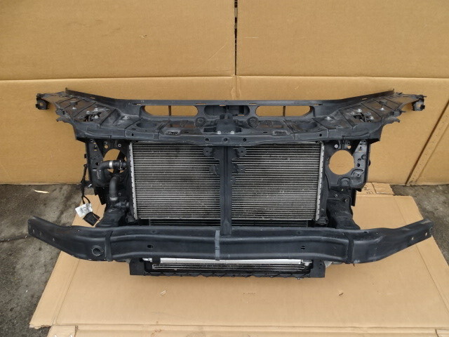 13 Mercedes X166 GL450 radiator support / front bumper reinforcement/radiators, 1666201101