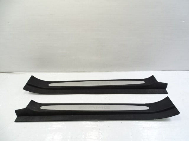 05 Mercedes R230 SL55 trim set, door step sills, AMG logo, 2306800335 2306800435