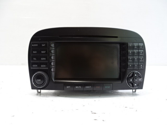 05 Mercedes R230 SL55 navigation unit, command center, radio, 2308204889
