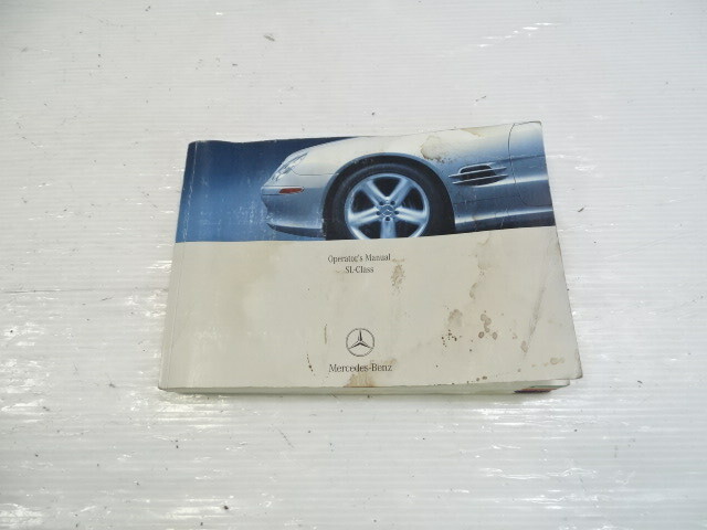05 Mercedes R230 SL55 owners manual, booklet only, 2305844582