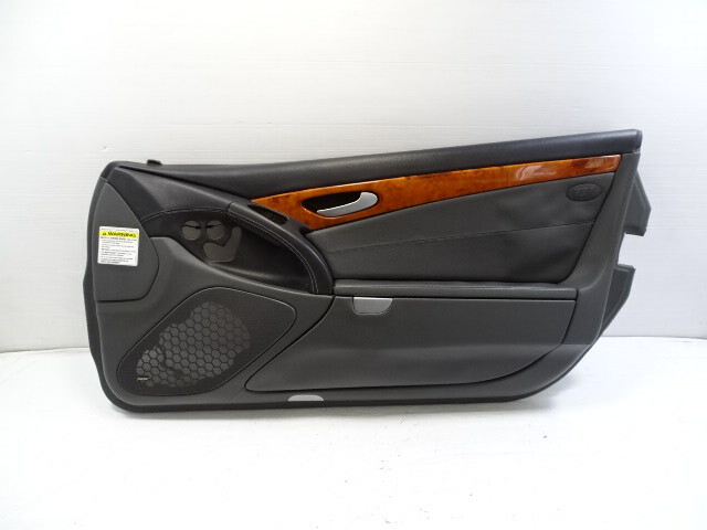 05 Mercedes R230 SL55 door panel, right, black/gray