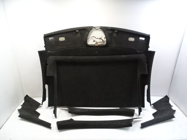 05 Mercedes R230 SL55 trim set, headliner, alcantara, charcoal gray SL600 SL55 AMG