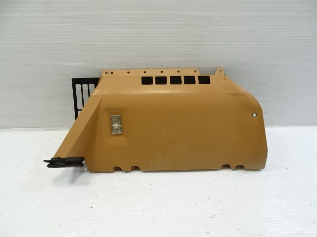 85 Mercedes R107 380SL trim, interior, lower dash kick panel, right, palomino 1078303645