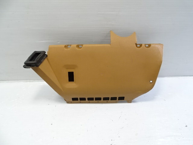85 Mercedes R107 380SL trim, interior, lower dash kick panel, left, palomino, 1078303545