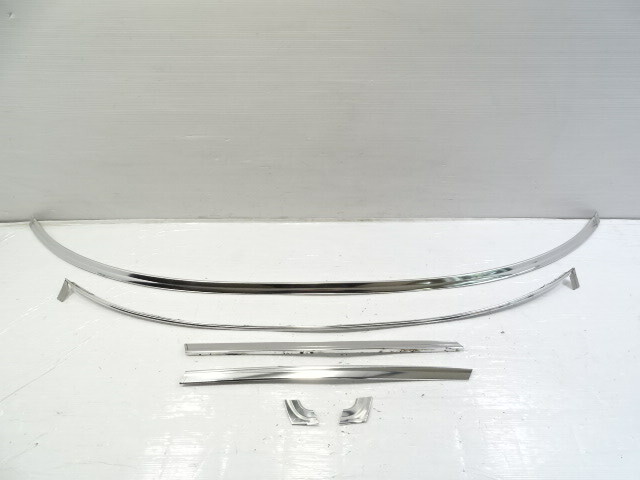 85 Mercedes R107 380SL trim set, windshield surround, chrome