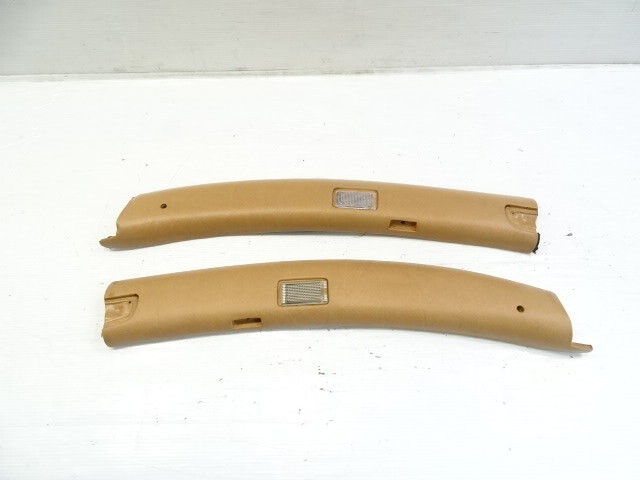 85 Mercedes R107 380SL trim set, interior, headliner sunvisor area, palomino