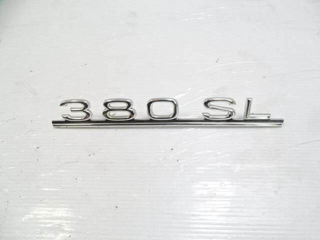 85 Mercedes R107 380SL emblem, on trunk 380SL 1078170815