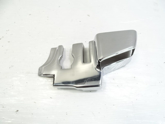 85 Mercedes R107 380SL trim, B pillar cover, right chrome 1076930435
