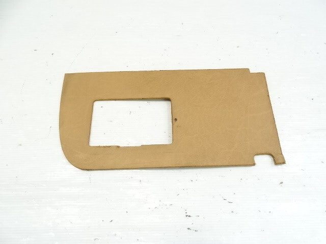85 Mercedes R107 380SL trim, interior A-pillar cover, right lower, palomino