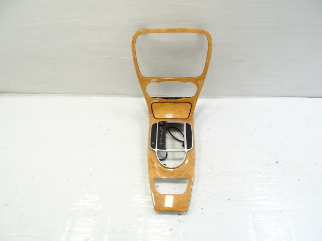 03 Mercedes R230 SL500 center console wood trim with ashtray 2306803739 chestnut