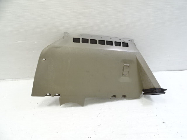 83 Mercedes 380SL trim, interior, lower dash kick panel, left, gray 1078303145