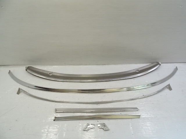 83 Mercedes 380SL trim set, windshield surround, chrome