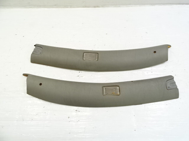 83 Mercedes 380SL trim set, interior, headliner sunvisor area, gray