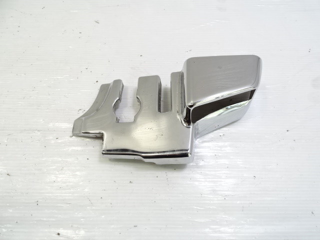 83 Mercedes 380SL trim, B pillar cover, right chrome 1076930435