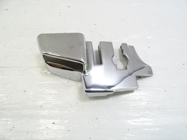 83 Mercedes 380SL trim, B pillar cover, left chrome 1076930335