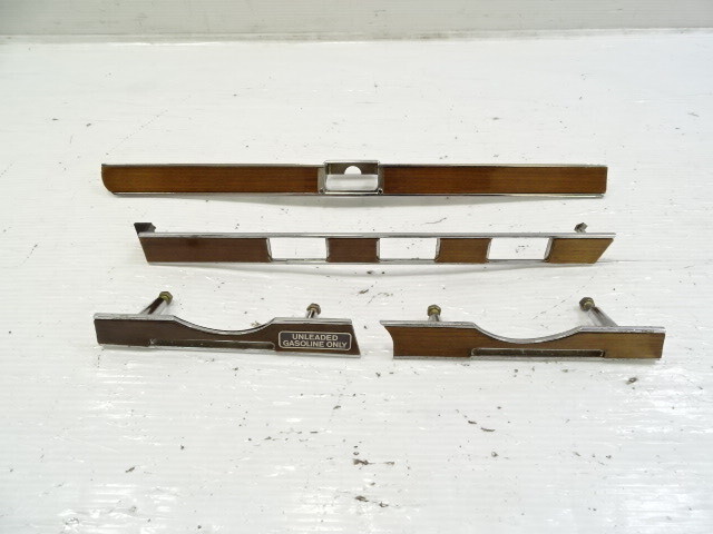 83 Mercedes 380SL wood trim set, on dash, zebrano, 1076892071