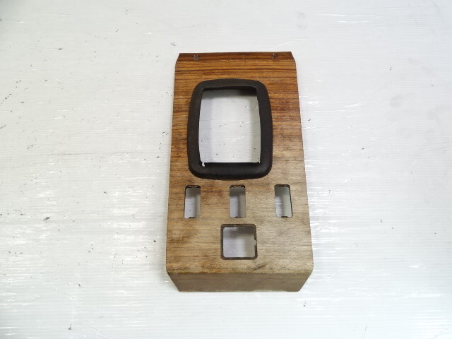 83 Mercedes 380SL wood trim, center console, zebrano