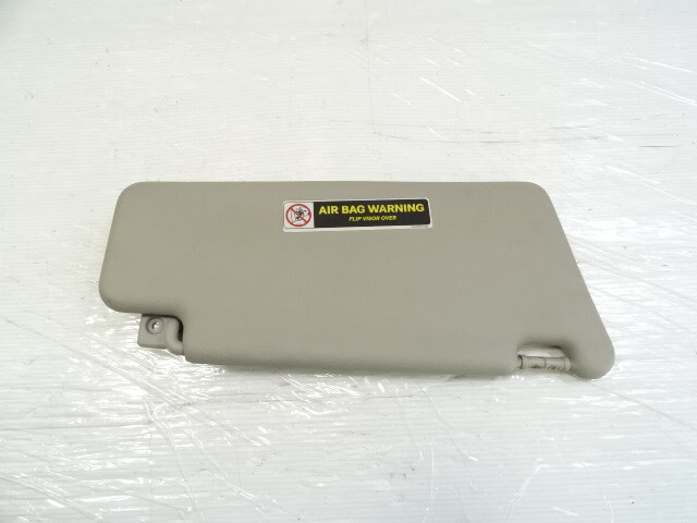 04 Mercedes R230 SL500 sun visor, left, alpaca gray 2308100510