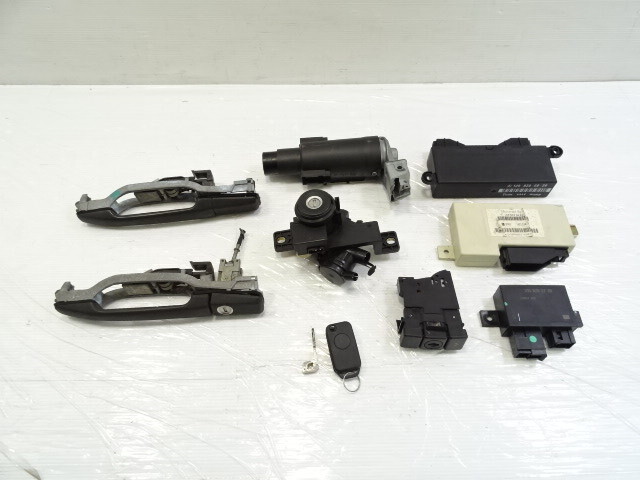 96 Mercedes R129 SL500 lock set, ignition, door, glove box, trunk lid 96-98