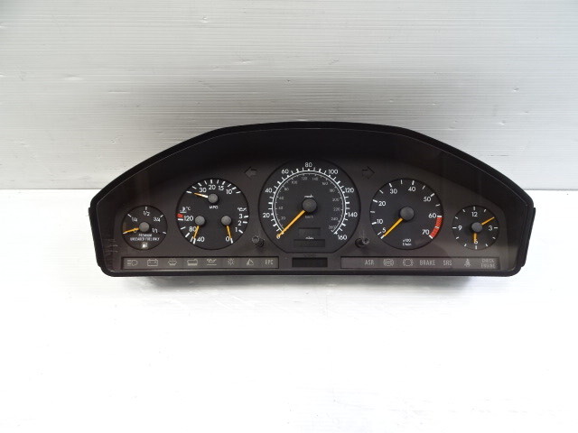 96 Mercedes R129 SL500 instrument cluster, speedometer 1295409848