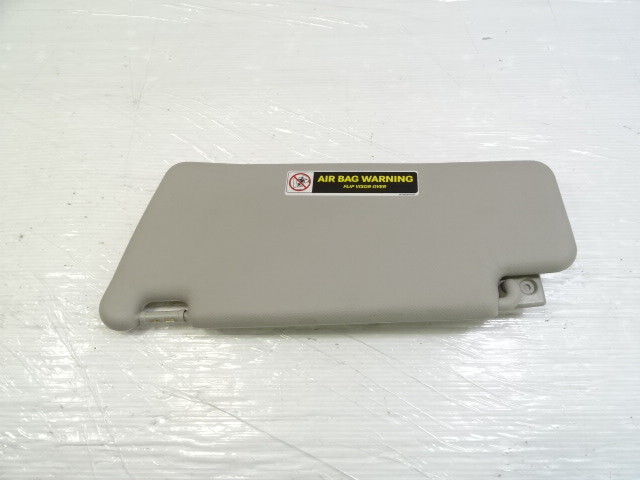 04 Mercedes R230 SL500 sunvisor, right 2308170320 alpaca gray