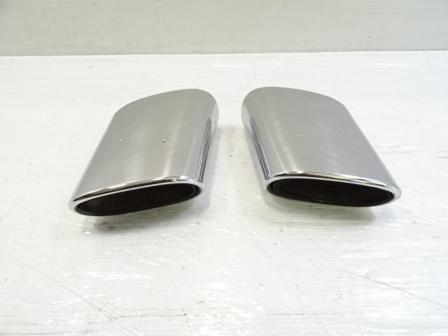 04 Mercedes R230 SL500 exhaust tips, set, left and right OEM