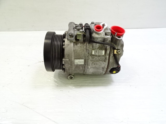 04 Mercedes R230 SL500 AC compressor 447220-9102 7SEU17C