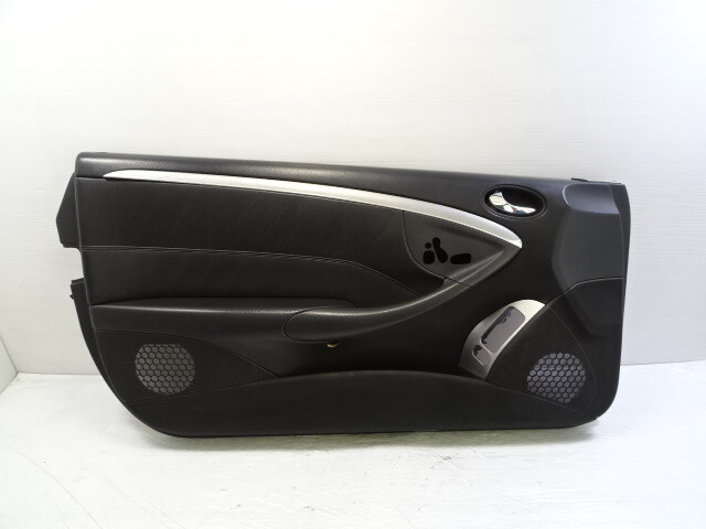 05 Mercedes W209 CLK55 door panel, left front, black, AMG