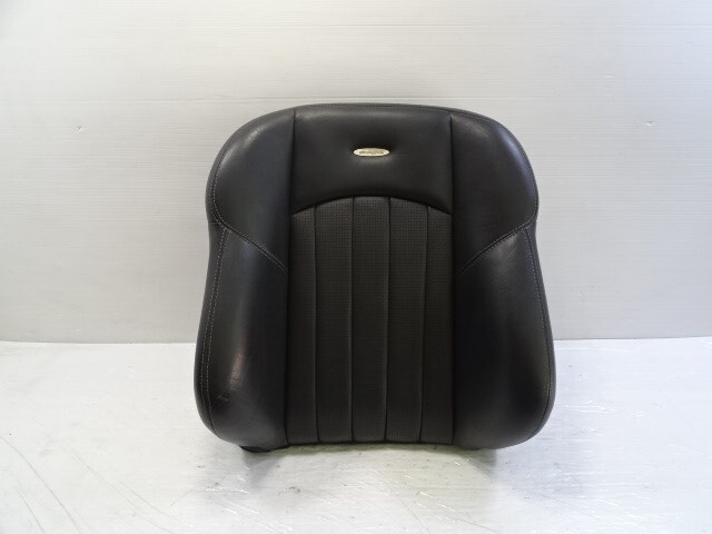 05 Mercedes W209 CLK55 seat cushion, back, right front, black, AMG